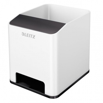 Stojan na perá hudobný Leitz WOW biely/ čierny 
