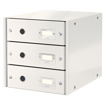 Zásuvkový box Leitz Click & Store 3 zásuvky biela 