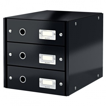 Zásuvkový box Leitz Click & Store 3 zásuvky čierny 