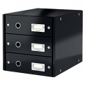 Zásuvkový box Leitz Click & Store 3 zásuvky čierny