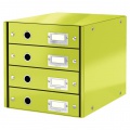 Zásuvkový box Leitz Click & Store 4 zásuvky zelený 