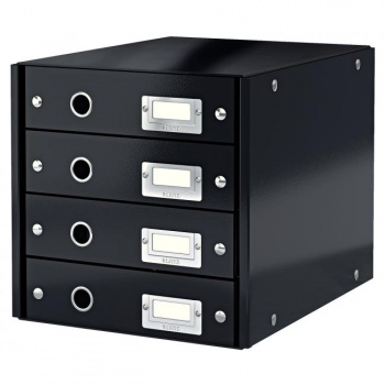 Zásuvkový box Leitz Click & Store 4 zásuvky čierny 