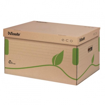 Archívna krabica s vekom Esselte ECO hnedá 345x242x439 mm 