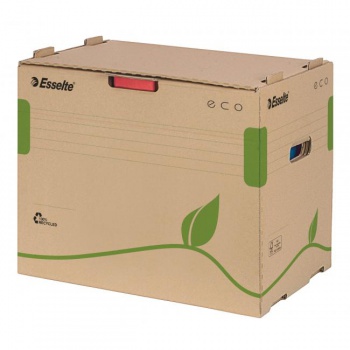 Archívna krabica na zakladače Esselte ECO hnedá 305x343x427 mm 