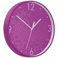 Nástenné hodiny Leitz WOW purpurová 