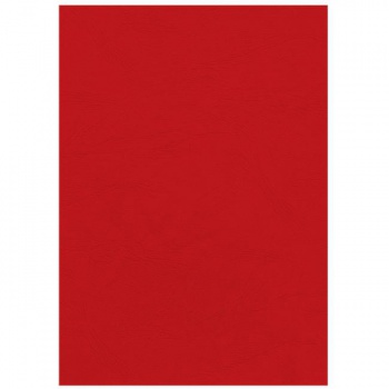 Kartónové obálky na krúžkovú väzbu Delta koža A4 tmavočervené