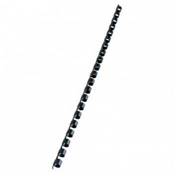 Plastové hrebene GBC 21R 8mm čierne 