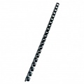 Plastové hrebene GBC 21R 10mm čierne 