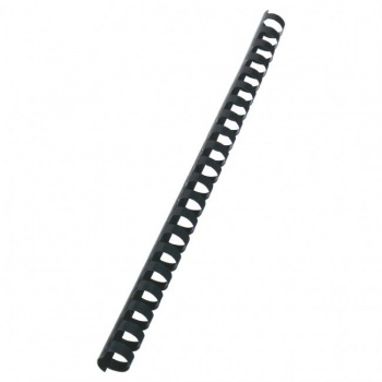 Plastové hrebene GBC 21R 25mm čierne 