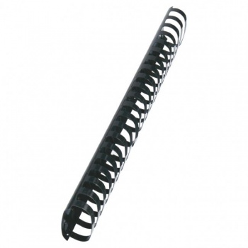Plastové hrebene GBC 21R 51mm čierne 