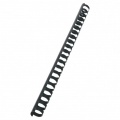 Plastové hrebene GBC 21R 19mm čierne 