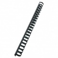 Plastové hrebene GBC 21R 22mm čierne 
