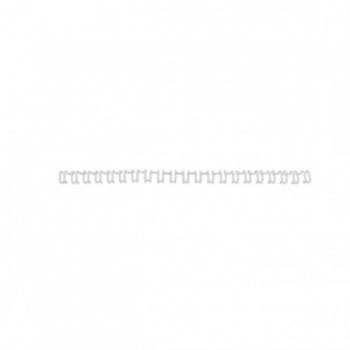 Drôtové hrebene GBC Multibind 21kr.12mm biele 