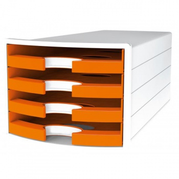 Zásuvkový box IMPULS otvorený oranžový 
