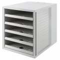 Zásuvkový box Cabinet KARMA eko-sivý 