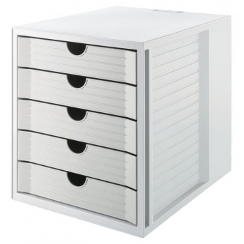 Zásuvkový box System KARMA eko-sivý 