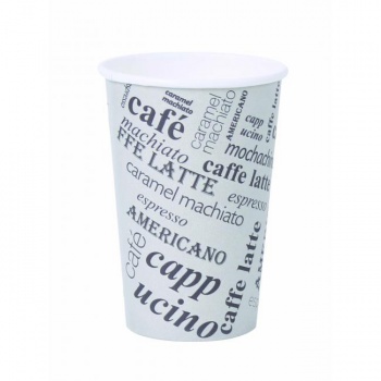 Papierový pohár 300ml Coffee to go s motívom 50ks 