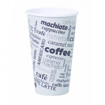 Papierový pohár 400ml Coffee to go s motívom 50ks 