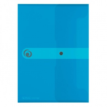 Plastový obal A4 s cvočkom Herlitz Easy Orga priehľadný modrý