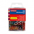 Spisové spony Herlitz 26mm 100ks farebné 