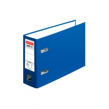 Zakladač pákový Herlitz maX.file A5 7,5cm na šírku modrý 