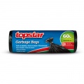 Vrecia zaväzovacie TOPSTAR 60 ℓ, 58 x 68 cm 9 mic., čierne (20 ks) 