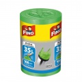 Vrecia zaväzovacie FINO Color 35 ℓ, 8 mic., 49 x 60 cm, zelené (100 ks) 