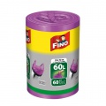 Vrecia zaväzovacie FINO Color 60 ℓ, 13 mic., 59 x 72 cm, fialové (60 ks) 