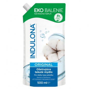 Tekuté mydlo INDULONA náhradná náplň 500ml Original 