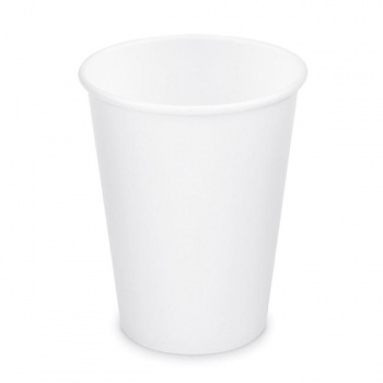 Papierové poháre biele Ø90 mm 420 ml `L` 0,3l (50 ks) 