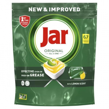 JAR tablety do umývačky riadu Original (67 ks) Yellow 