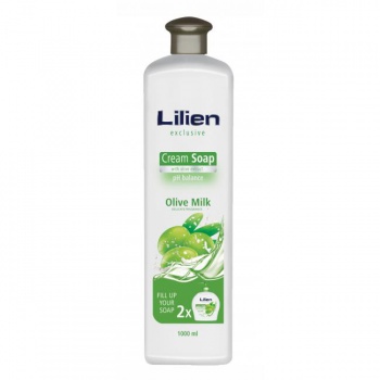 Tekuté mydlo krémove Lilien 1l Oliva milk