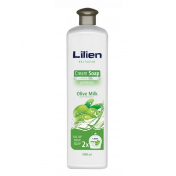 Tekuté mydlo krémove Lilien 1l Oliva milk 