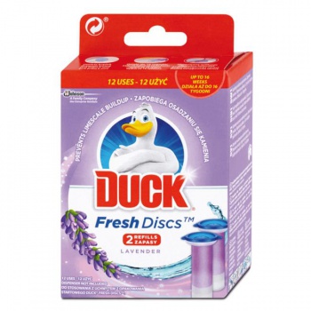 Náhrada DUCK Fresh Discs WC gél 2 x 36 ml Levanduľa 