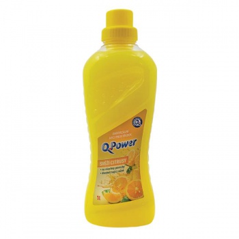 Q-Power UNI čistič na podlahy a povrchy 1 l - Svieže citrusy 