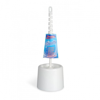 Toaletná WC kefa Spontex Classic so stojanom plastová MIX farieb 