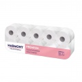 Toaletný papier 2-vrstvový Harmony Professional premium biely, celulóza, návin 23,8 m (10 ks) 