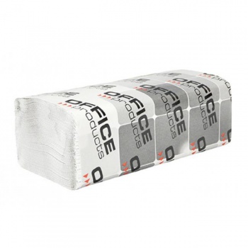 Papierové utierky Office Products ZZ 1-vrstvové biele recykel (20 bal.) 