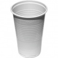 Poháre plastové 200 ml biele 100% recykel (100 ks) 