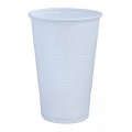 Poháre plastové 500 ml biele (50 ks)