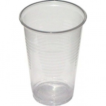 Poháre plastové 200 ml priehľadné 100% recykel (100 ks) 