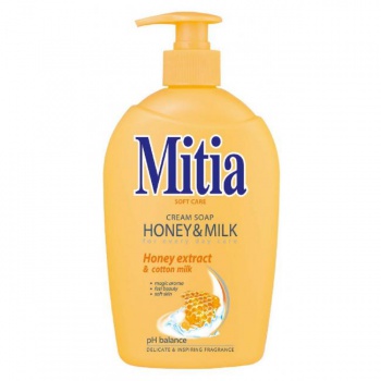 Mitia tekuté mydlo 500 ml - Med&Mlieko 