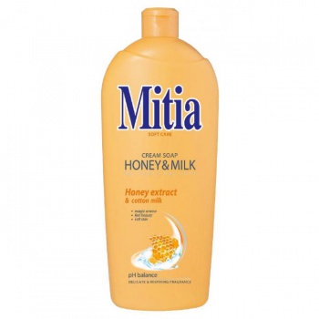 Mitia tekuté mydlo 1 l - Med&Mlieko 