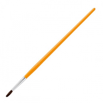 Štetec guľatý č. 6 so žltou rúčkou 12ks 