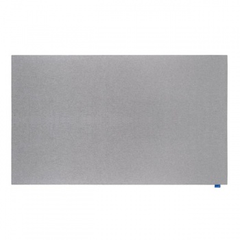 Textilná akustická napichovacia nástenka WALL-UP horizontálna 119,5x200 cm tichá sivá 