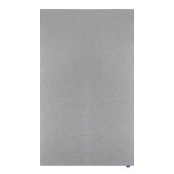 Textilná akustická napichovacia nástenka WALL-UP verikálna 200x119,5 cm tichá sivá 