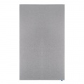 Textilná akustická napichovacia nástenka WALL-UP verikálna 200x119,5 cm tichá sivá 