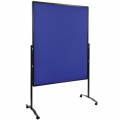 Moderačná tabuľa plstená 150x120 cm PREMIUM PLUS tmavomodrá 