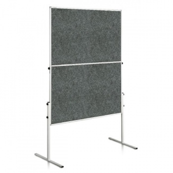 Moderačná tabuľa plstená 150x120 cm ECONOMY sivá 