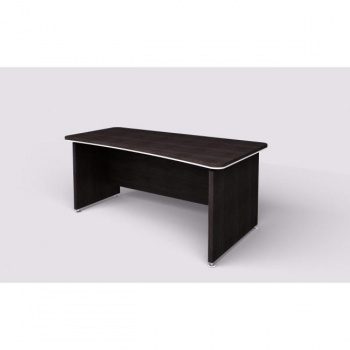 Pracovný stôl Lenza Wels, zúžený vľavo, 180x76,2x94,8/78cm, wenge